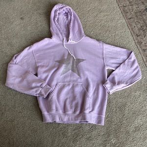 a purple star hoodie john eshaya S